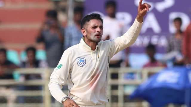Keshav Maharaj's 13-wicket match-haul helps Dolphins beat Lions