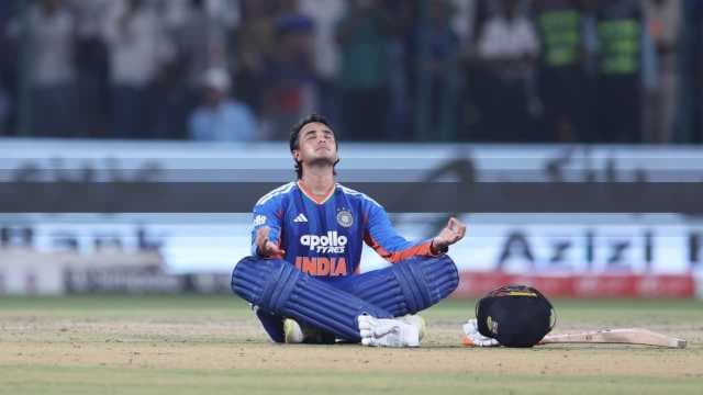 Abhishek's record century delivers India's clean sweep of Afghanistan