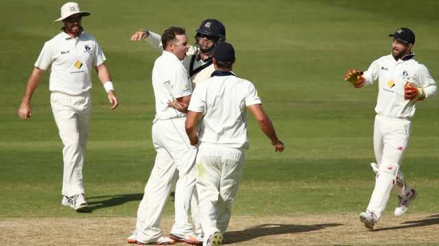 Victoria have the edge after Holland takes three