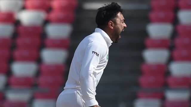 Afghanistan chase historic Test win after Rashid Khan five-for