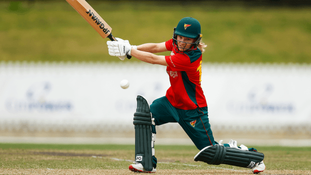 Carey's century secures big chase for defending champions Tasmania