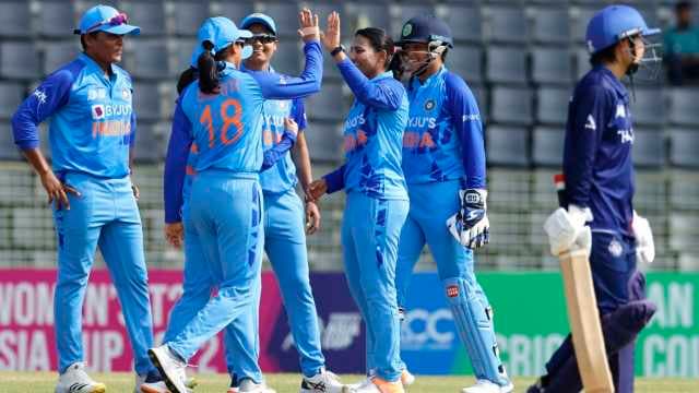 India coast to big win after spinners rule roost over Thailand