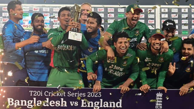 Shakib Al Hasan credits bowling 'cushion' after sealing memorable Banglawash