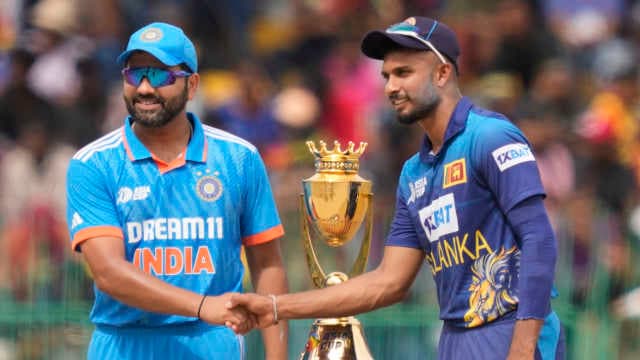 Is Sri Lanka's total of 50 the lowest in any international final?