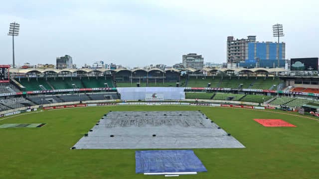 Rain washes out day two in Mirpur