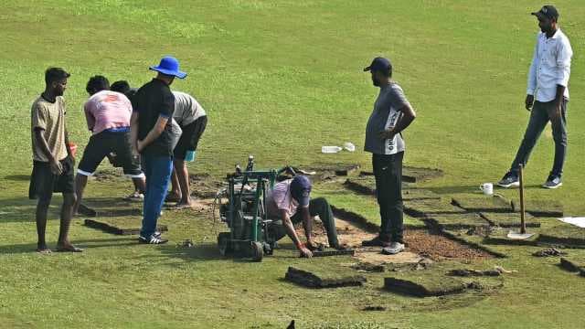 Slushy patches, wet weather prevent Test from starting in Greater Noida