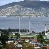 Which is the only Test cricket venue on the South American continent?