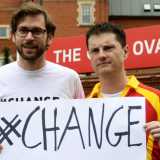 Giles Clarke is target of The Oval silent protest