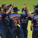 Krunal, Chahal and Gowtham return home from SL