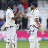India fight back through resolute Pujara, Rohit and Kohli