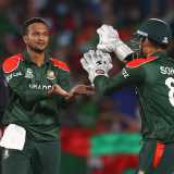 Naim, Shakib, Mustafizur help Bangladesh stay alive with first points