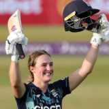 Lamb's maiden ton, all-round Sciver, fiery Brunt help England go 1-0 up