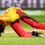 Houghton furious with umpires for continuing play on wet outfield