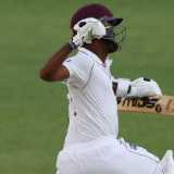 Brathwaite's hundred defies Australia but Lyon strikes late
