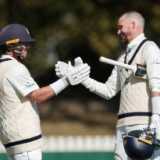 Harris and Handscomb make statements with twin hundreds