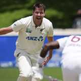 Duffy five-for triggers West Indies slide to give New Zealand first win of WTC cycle