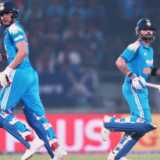 India scrape home after Kohli, Gill hit half-centuries