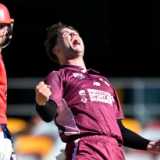 Labuschagne's ton, Swepson's seven secures huge win