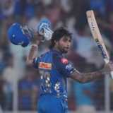 Tilak ends MI's losing streak with 45-ball century