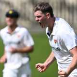 Wickets tumble in Hobart to leave contest evenly poised