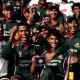 Who was the Player of the Match when Bangladesh stunned Australia in Cardiff in 2005?