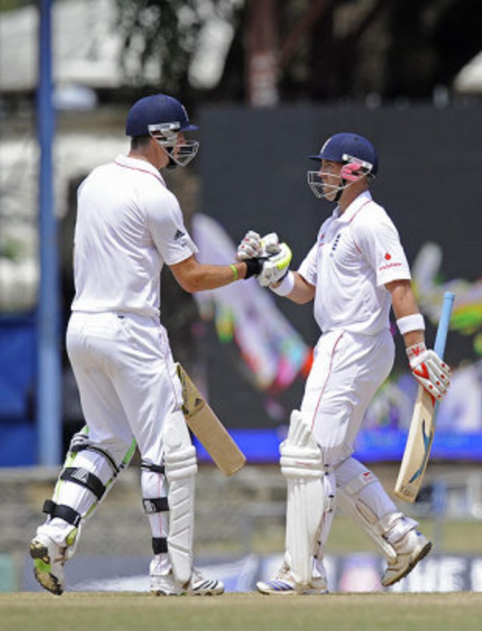 Happier times: Kevin Pietersen has not held back at criticism of Matt Prior