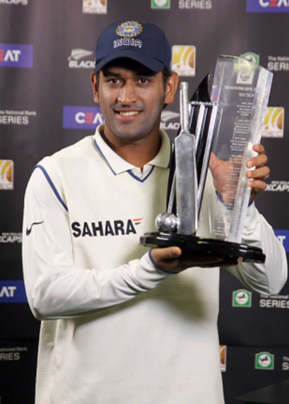 MS Dhoni: captain and wicketkeeper of Wisden's inaugural Test XI
