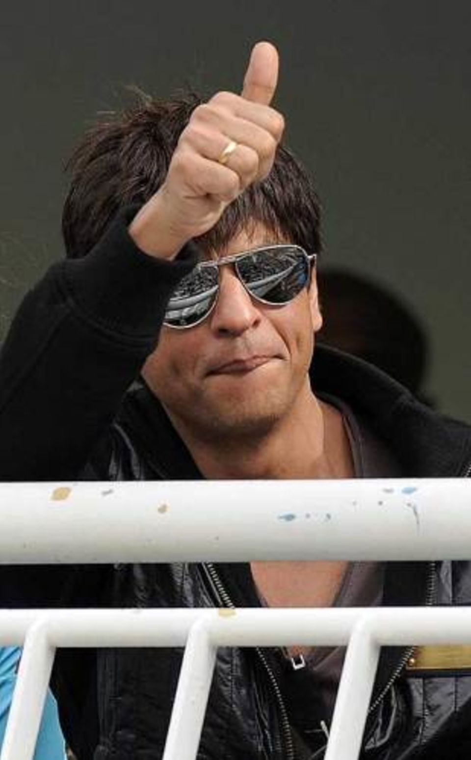 Crying inside: Shah Rukh Khan has said he won't be back in South Africa till his team start winning