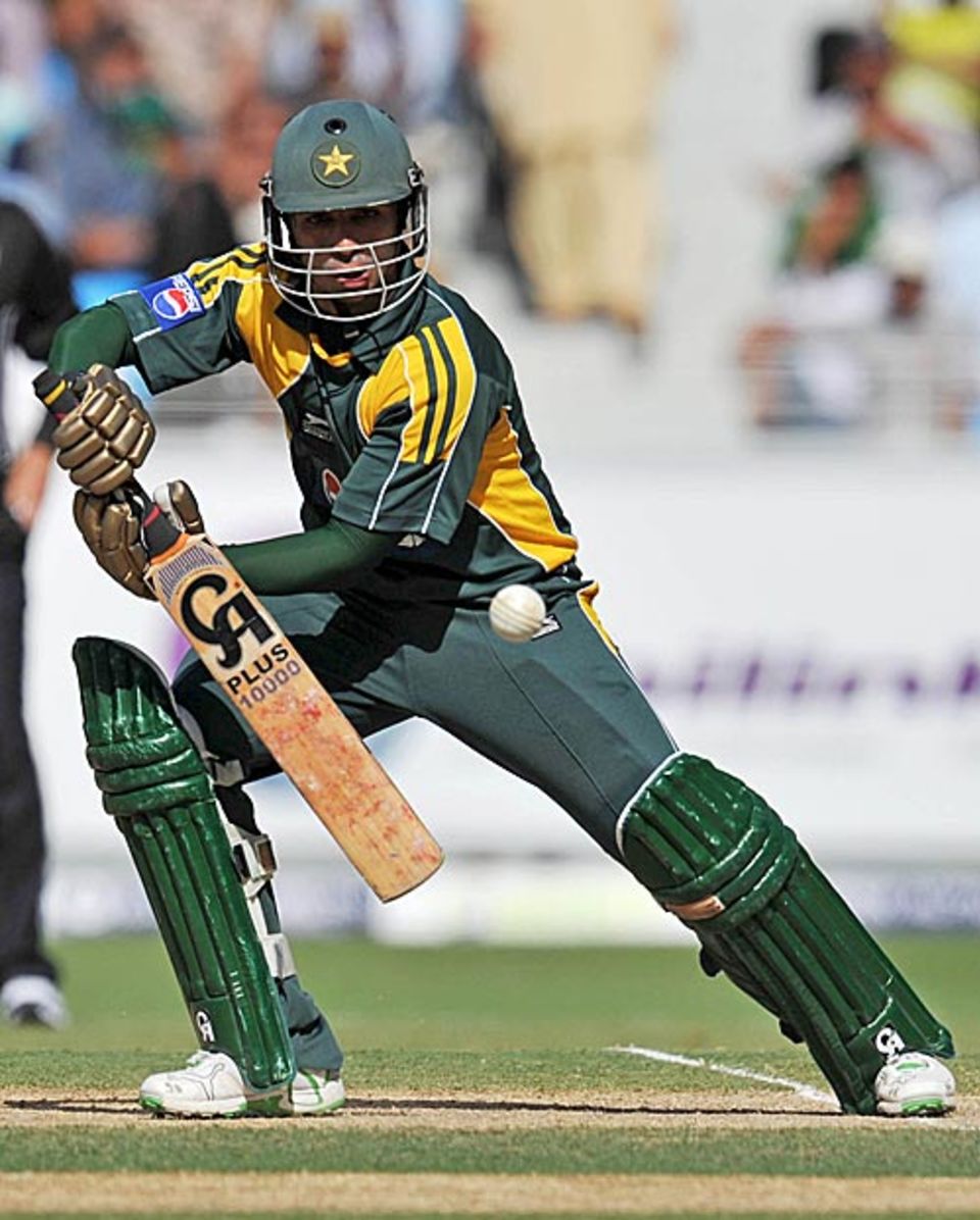 Salman Butt steers one through the off side