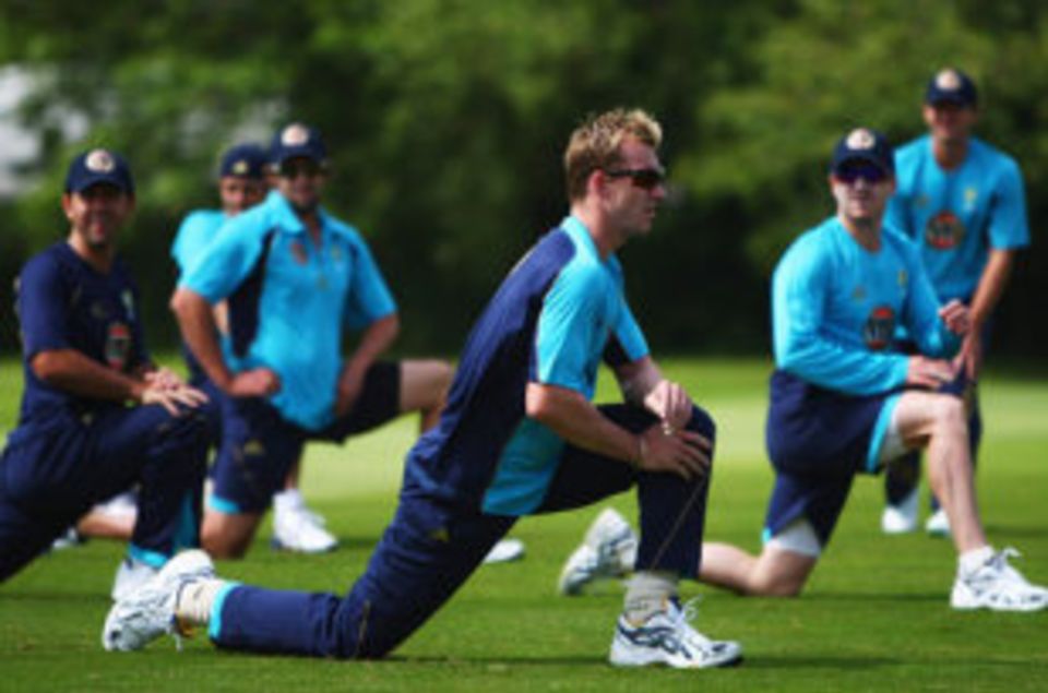 Long stretch: Brett Lee is fortunate to be in England, according to Geoff Lawson