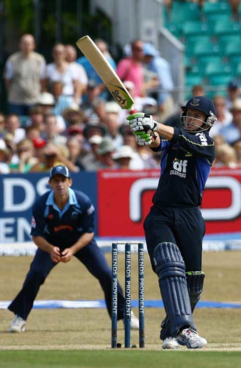 Ed Joyce dispatches another boundary during his century
