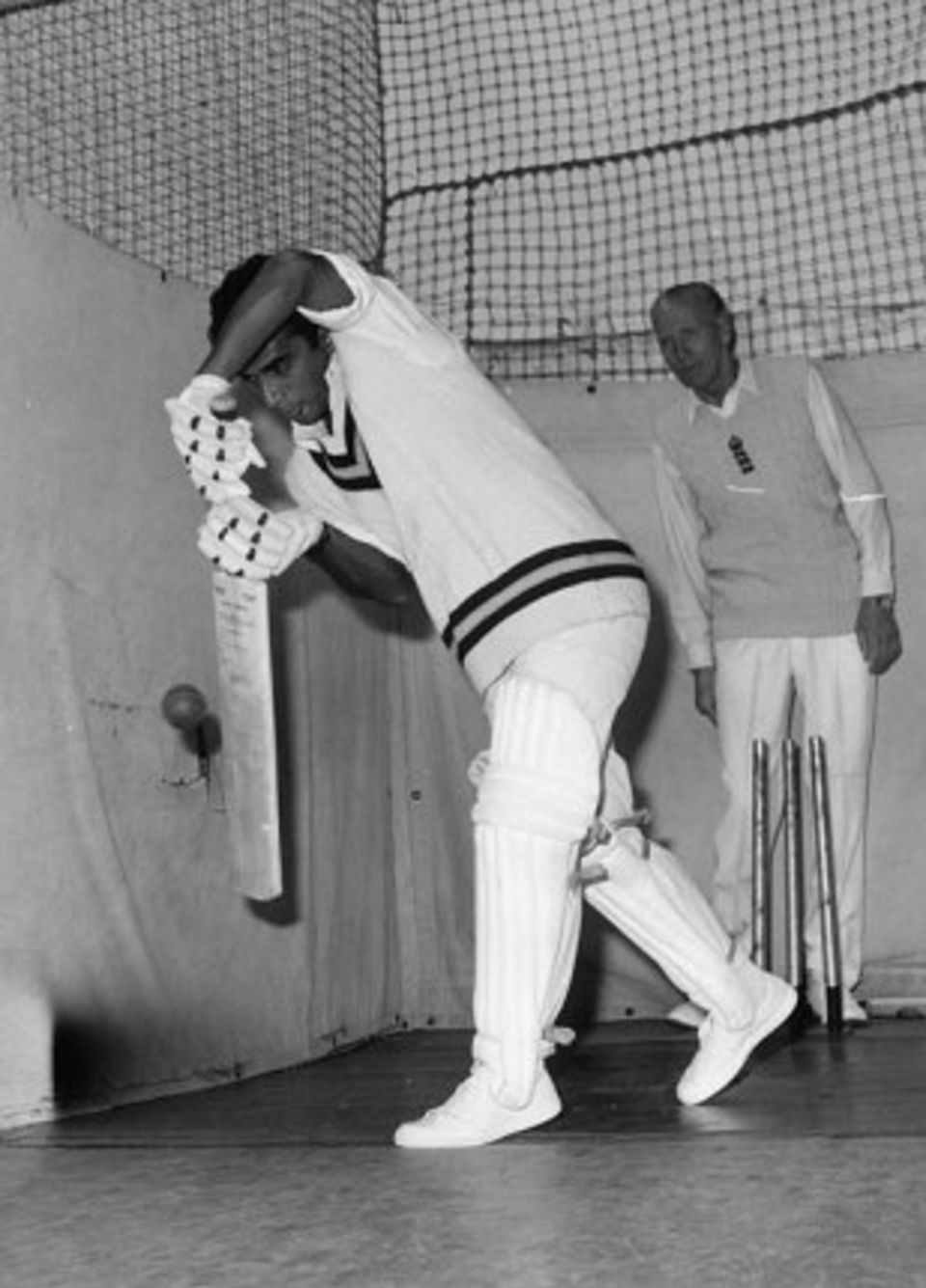Sunil Gavaskar: Head still, feet at the ready, moving according to the movement of the ball