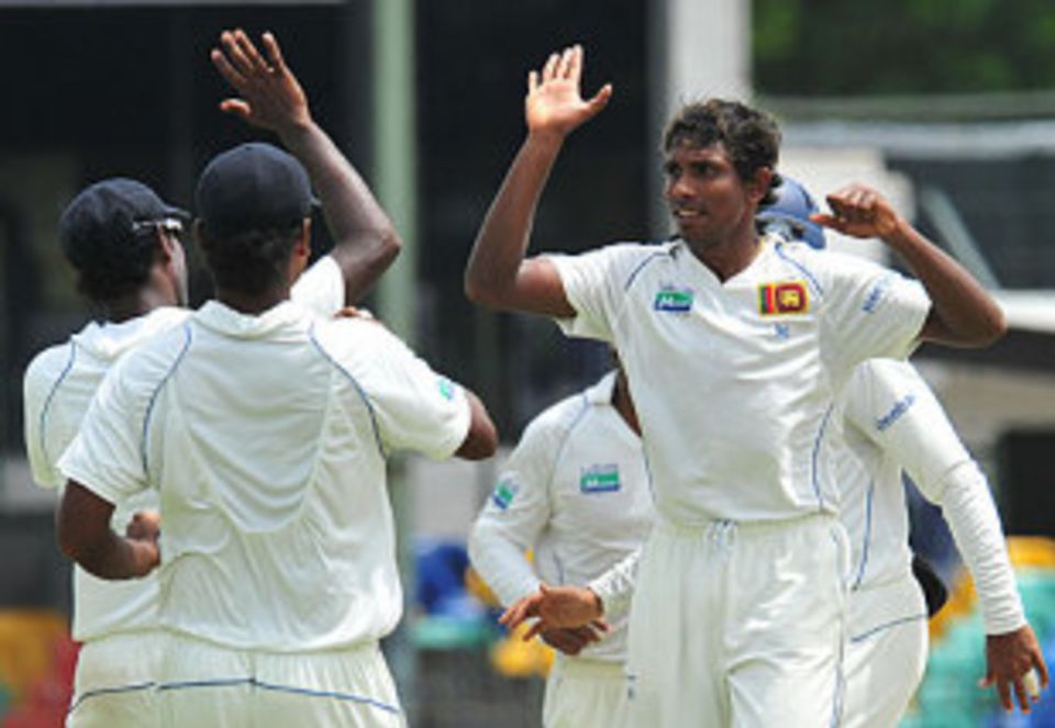 Thilan Thushara's eight overs, 12 runs, two wickets on the fourth morning in Galle was the finest spell of fast bowling in the series