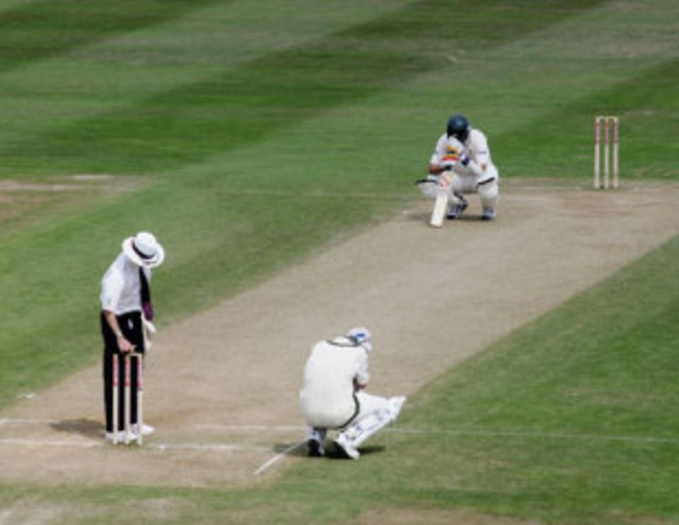 Heartbreak at Edgbaston in 2005: the DRS has put paid to the spontaneous emotion of moments like this