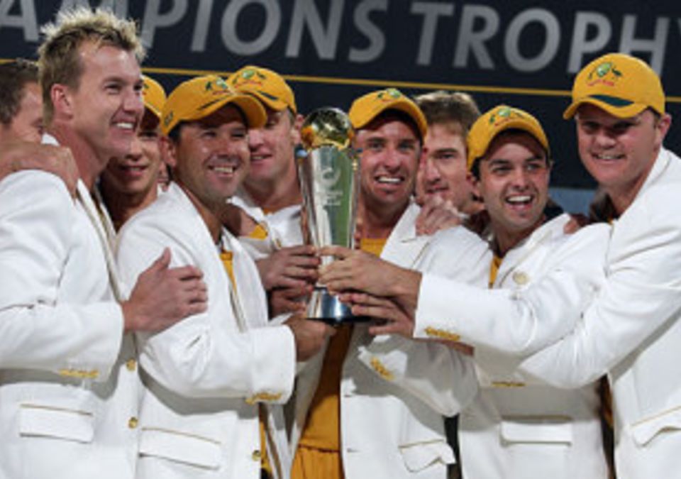Australia won the previous edition of the Champions Trophy, in South Africa