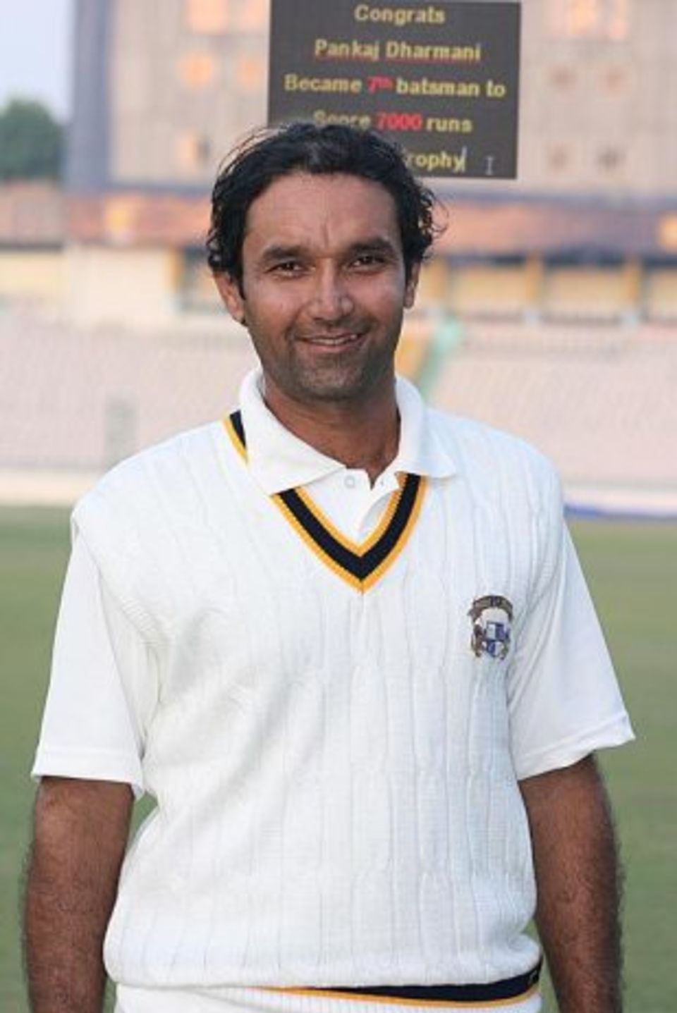 It was a significant day for Pankaj Dharmani as he crossed the 7000-run mark in the Ranji Trophy.
