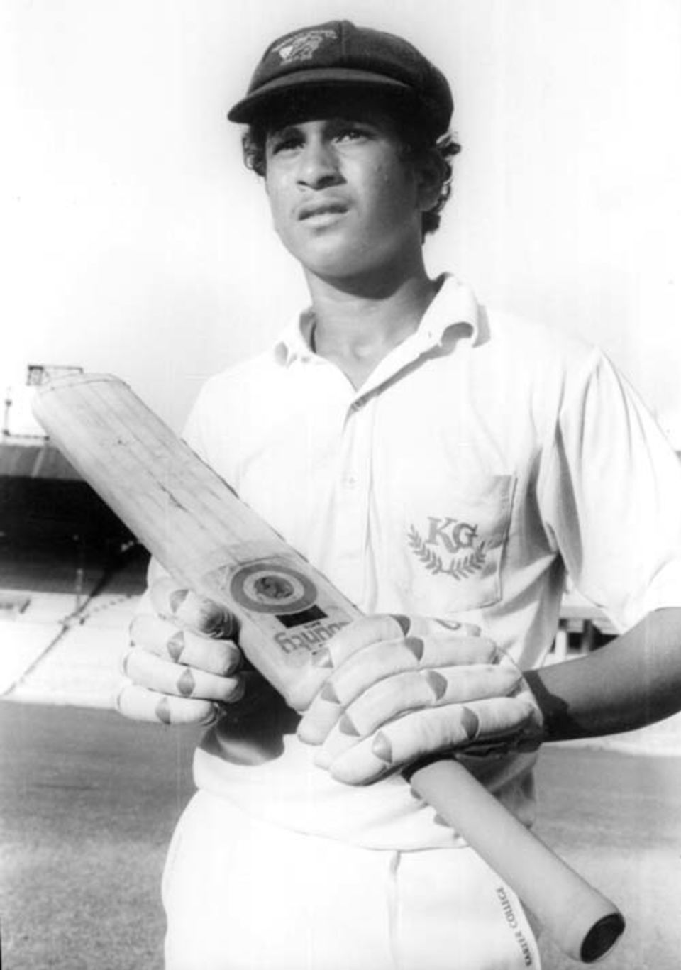 Tendulkar in 1988: a run-ogre