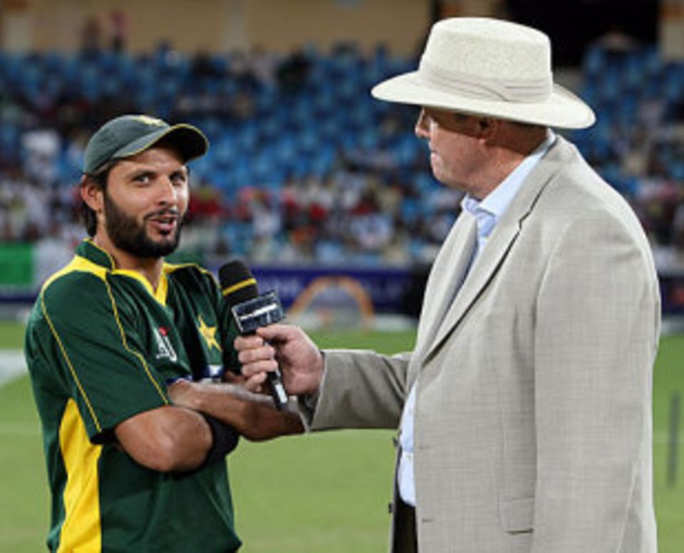Tony Greig was always up to speed on the latest developments in his role as a commentator