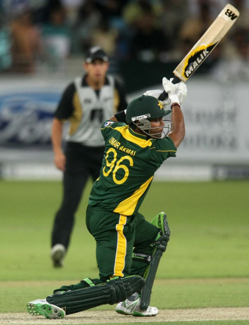 Umar Akmal made a battling half-century