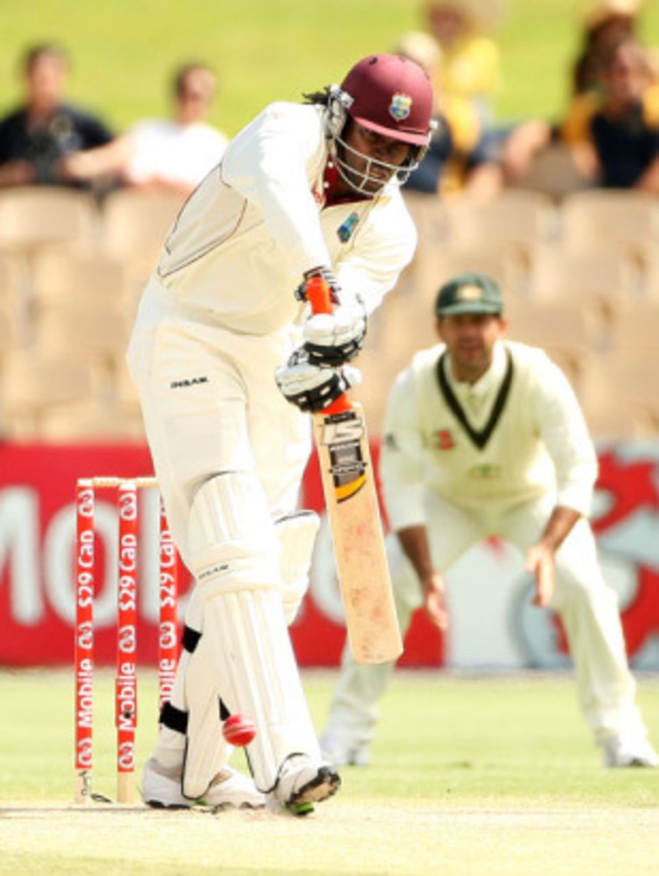 Chris Gayle's uncharacteristic century has given West Indies enough runs to "gamble" tomorrow, says David Williams