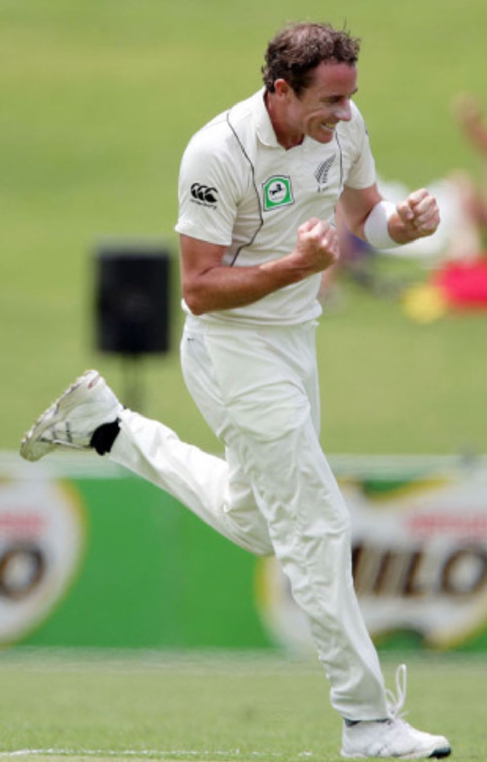 Iain O'Brien was accurate and hostile, reaching speeds of 146kmh