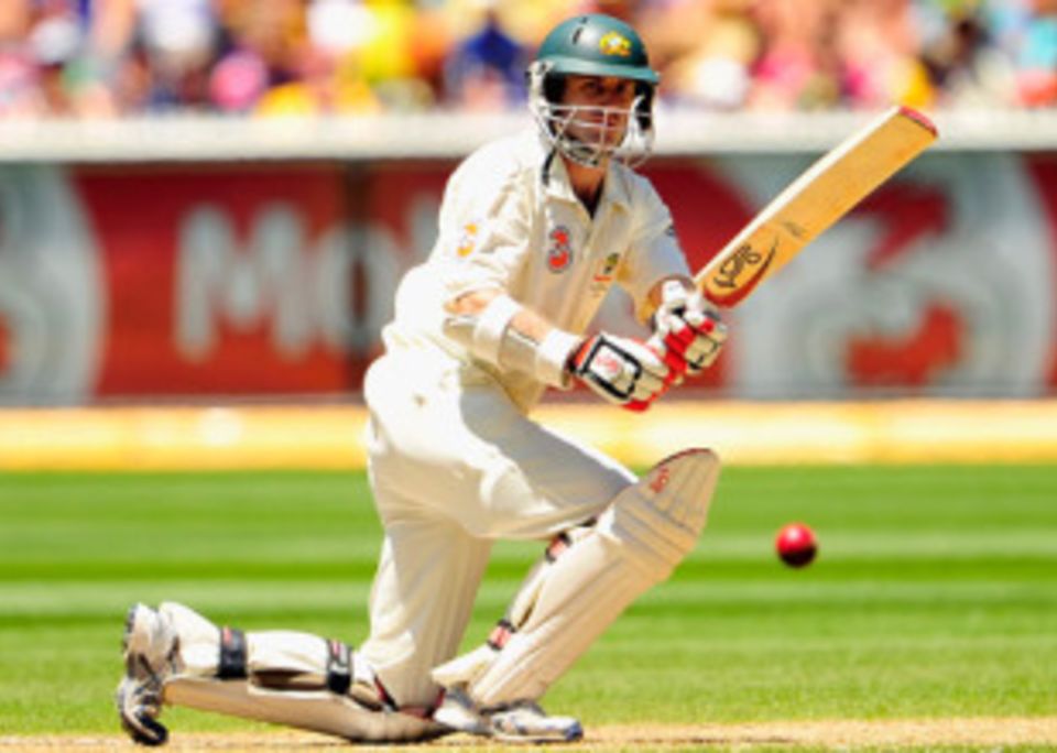 Simon Katich made 98 at the MCG before missing the Sydney Test