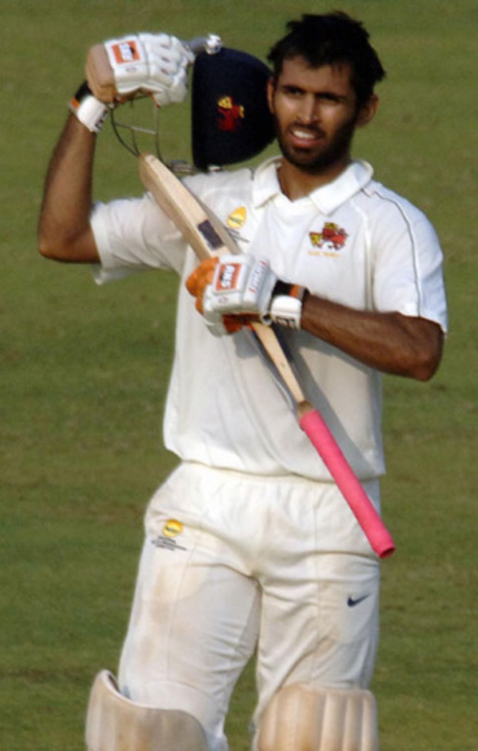 Abhishek Nayar struck eight fours and three sixes during his 154-ball stay