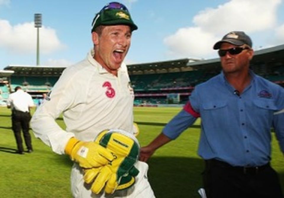 Brad Haddin's excellence behind the stumps played a crucial part in Australia's win at the SCG