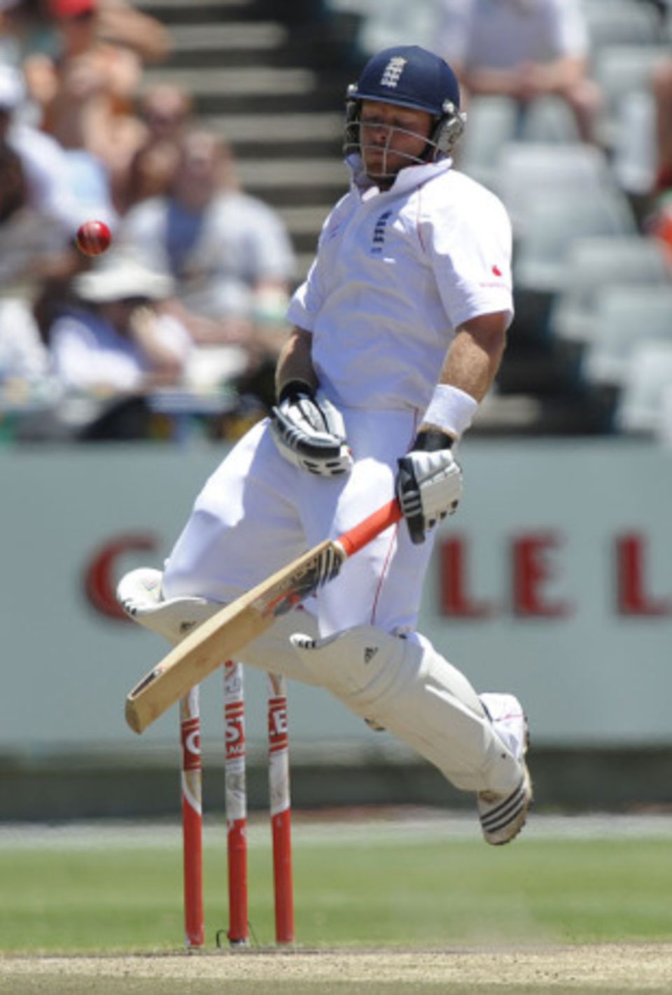 Ian Bell defied had to duck and dive against the South Africans at Cape Town in 2010