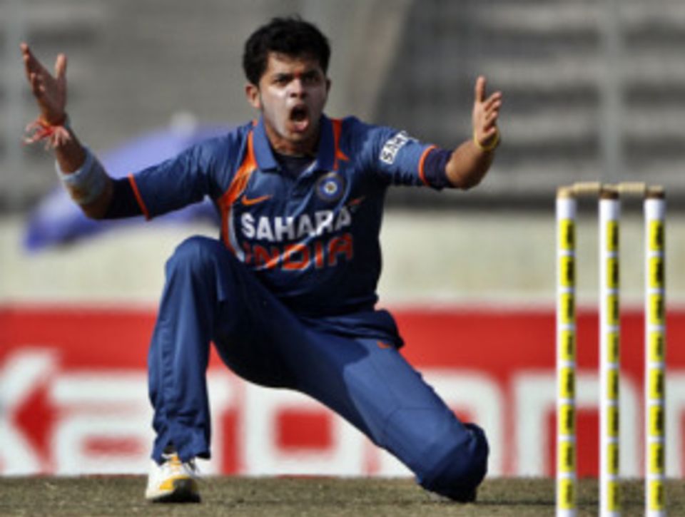 Sreesanth is relieved his injured knee does not need surgery