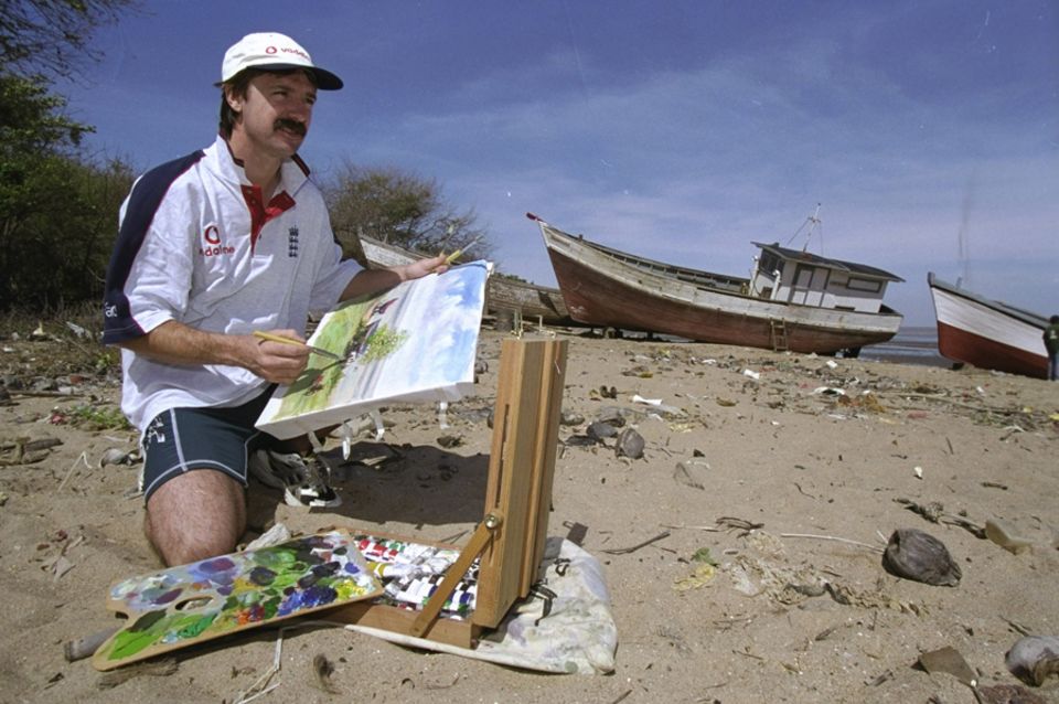 Cricketers are artists, sometimes in more ways than one