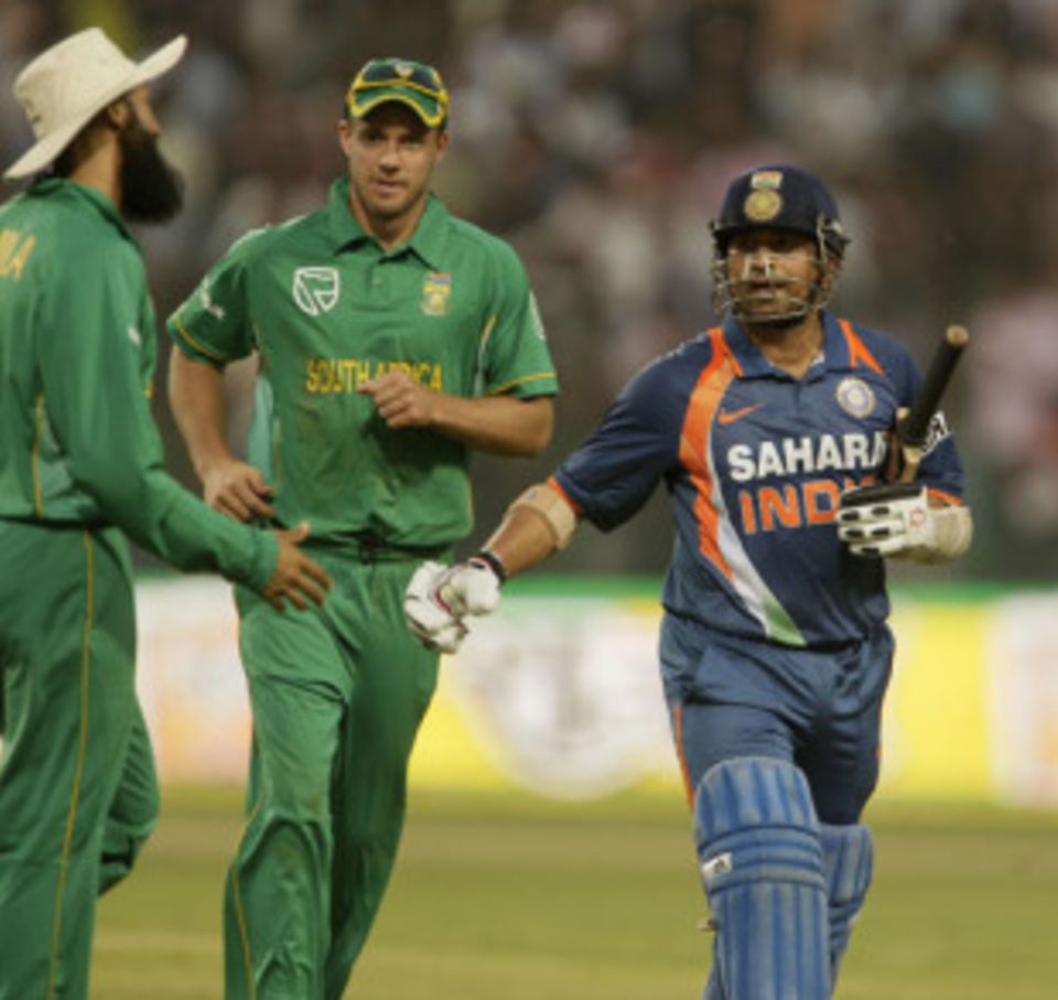 AB de Villiers and Hashim Amla, who were at the receiving end during Sachin Tendulkar's ODI double-hundred, were also nominated for the ICC awards
