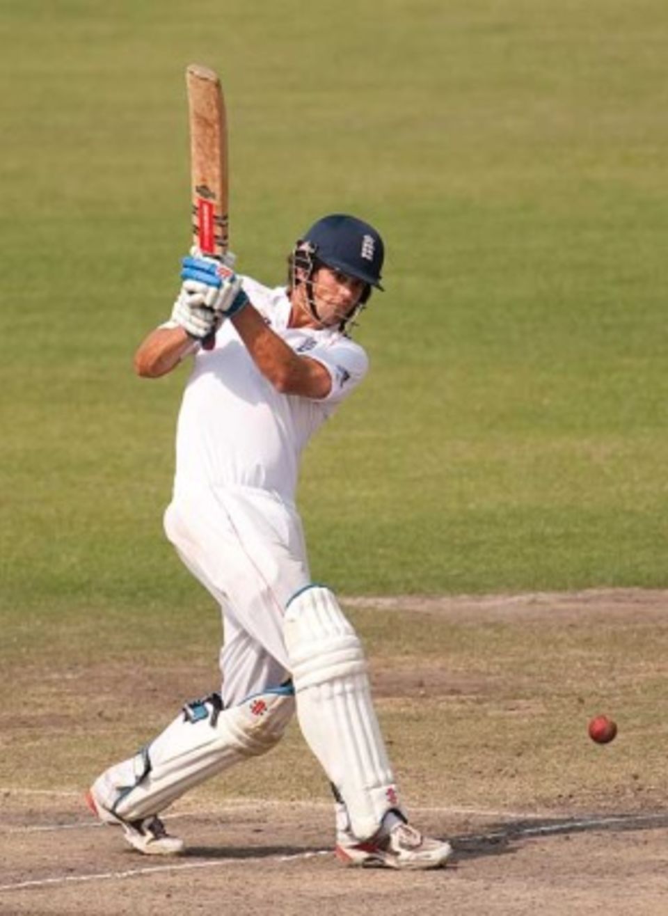 Captain in the runs: Alastair Cook didn't let leadership effect his batting form with two hundreds in the series