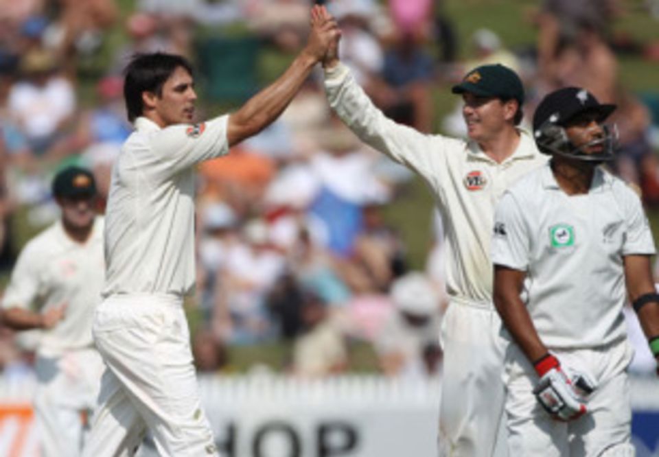 Mitchell Johnson led Australia's attack with 4 for 59